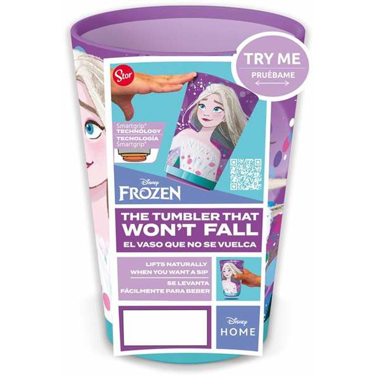 Glass Violetas 470 ml Plastic