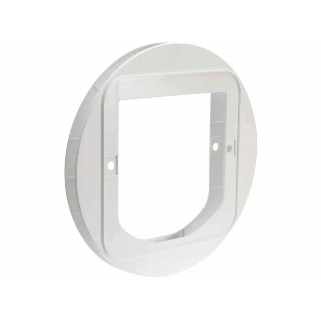 Access door 70937 White Plastic ø 28,5 cm Puerta simple Cat Flap