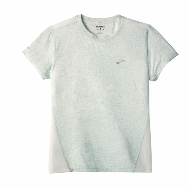 Men’s Short Sleeve T-Shirt Sprint Free Sleeve White Light Blue
