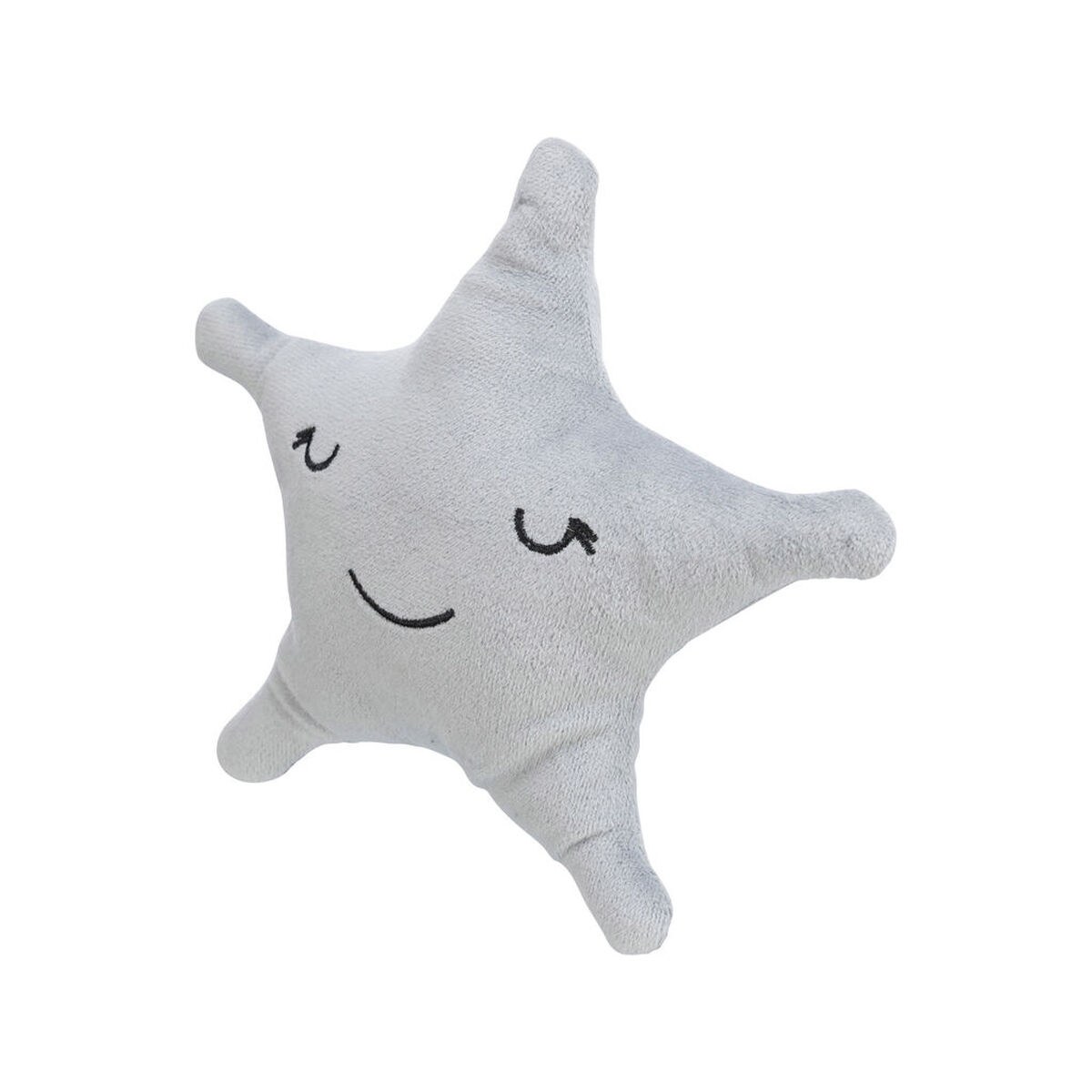 Soft toy for dogs Polyester Plush Star 16 cm Grey