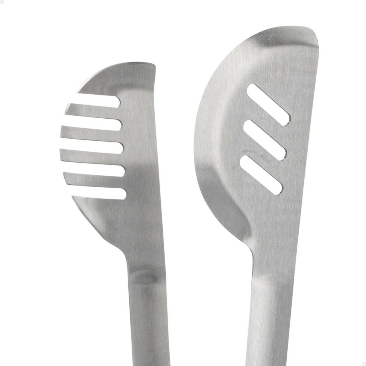 Barbecue Utensils Set 4 Pieces Barbecue Stainless steel 10 x 42 x 4 cm (4 Units)