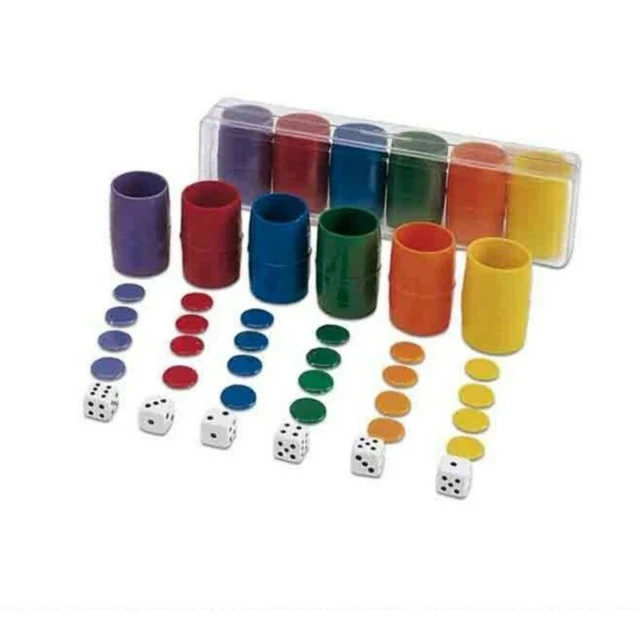 Shakers with Parchís Counters 074/6