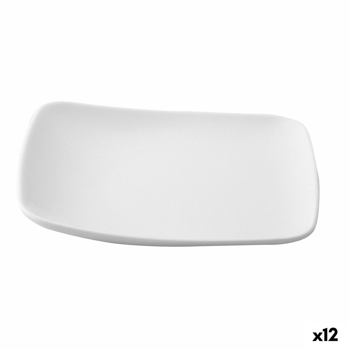 Plate Vital Bread Ceramic White (Ø 15 cm) (12 Units)