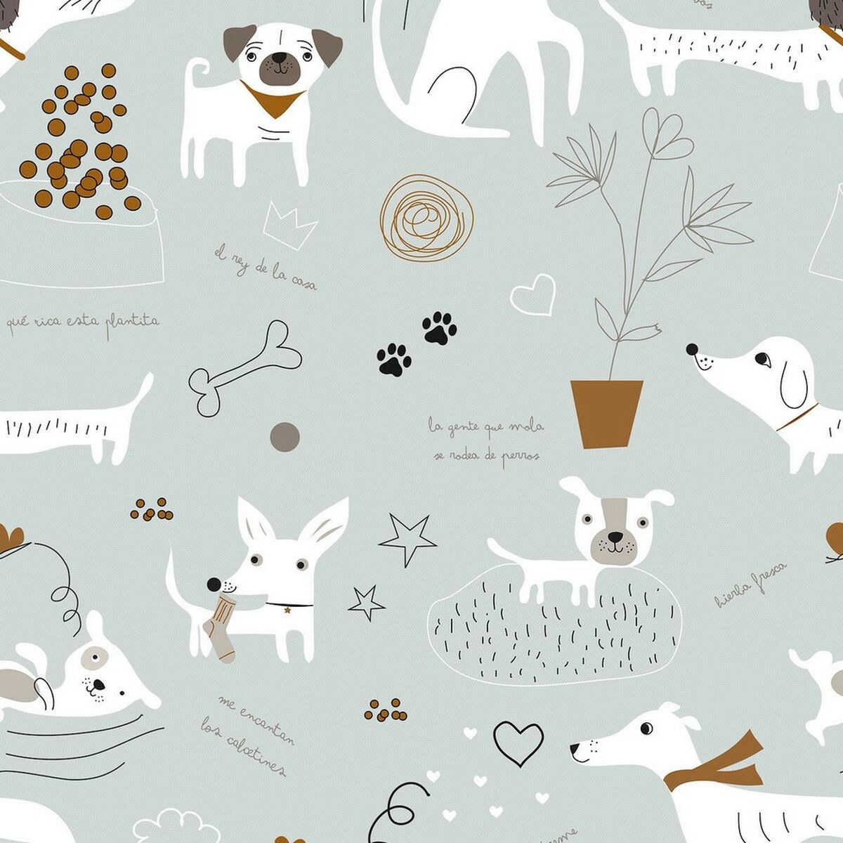 Bedspread (quilt) Dogs 3 Super king