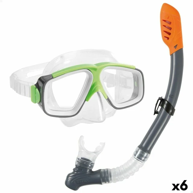Snorkel Goggles and Tube Surf Rider Children's (6 Units)