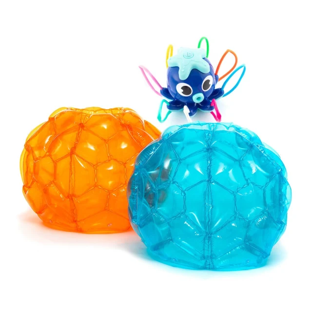 Pack Giant Inflatable Bumper Bubble Ball and Water Sprinkler and Sprayer Toy