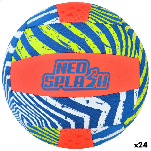 Volleyball Ball Neo Splash Yellow Blue Orange Neoprene (24 Units)