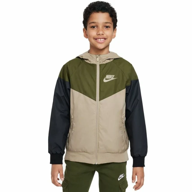 Children's Sports Jacket Sportswear Windrunner Green