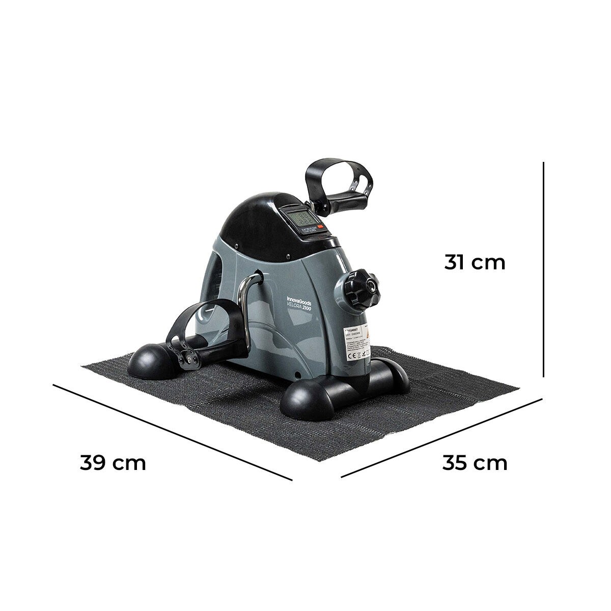 Static Pedaler for Arms and Legs with Mat Velora 2100
