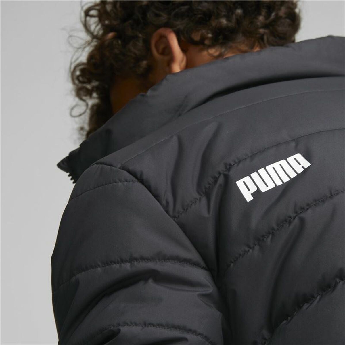 Children's Sports Jacket Essentials Padded Black