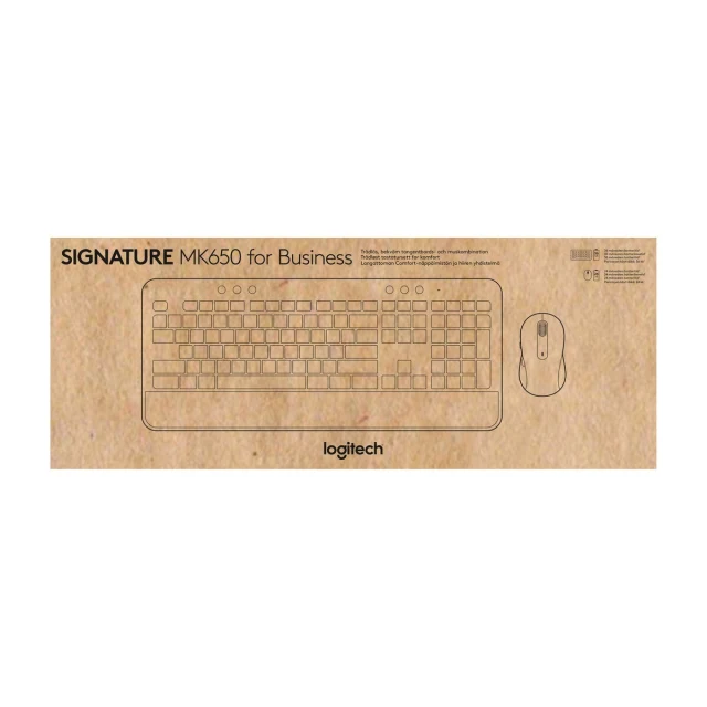 Keyboard and Wireless Mouse MK650 QWERTY