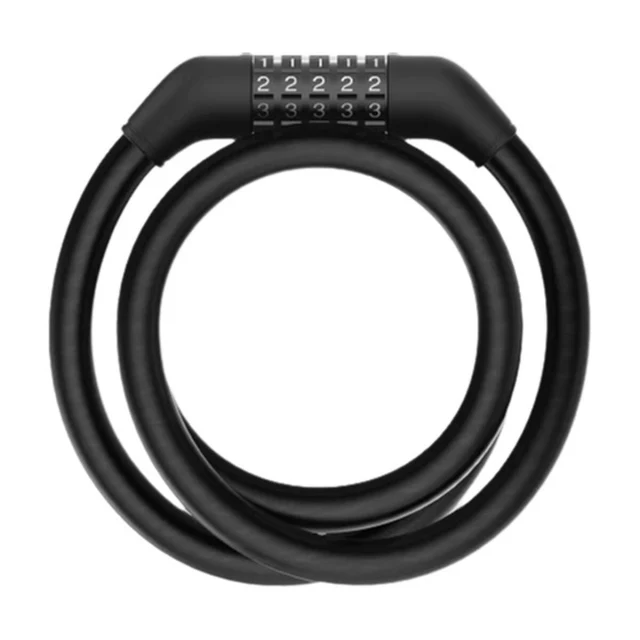Cable with padlock NAVLOCK Black