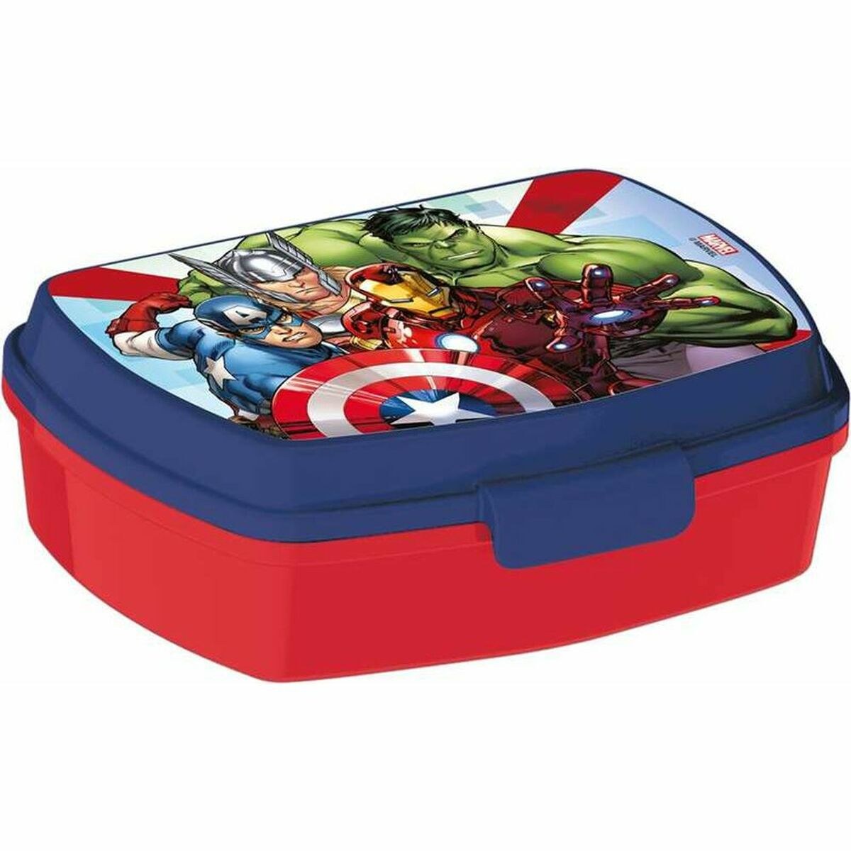 Sandwich Box Infinity Blue Plastic Red (17 x 5.6 x 13.3 cm)