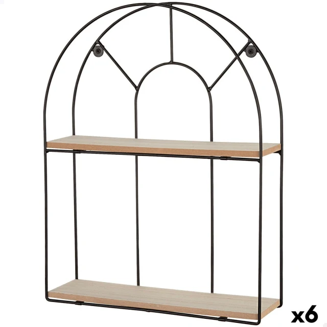 Shelves Iron MDF Wood 35 X 45 X 10 CM (6 Units)