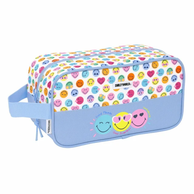 Travel Slipper Holder Joyful Multicolour Light Blue 29 x 15 x 14 cm