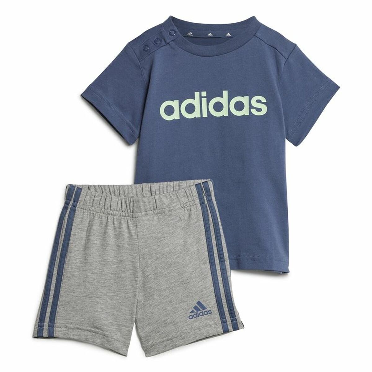 Sports Outfit for Baby I Lin Co Set Infantil Blue Grey Multicolour