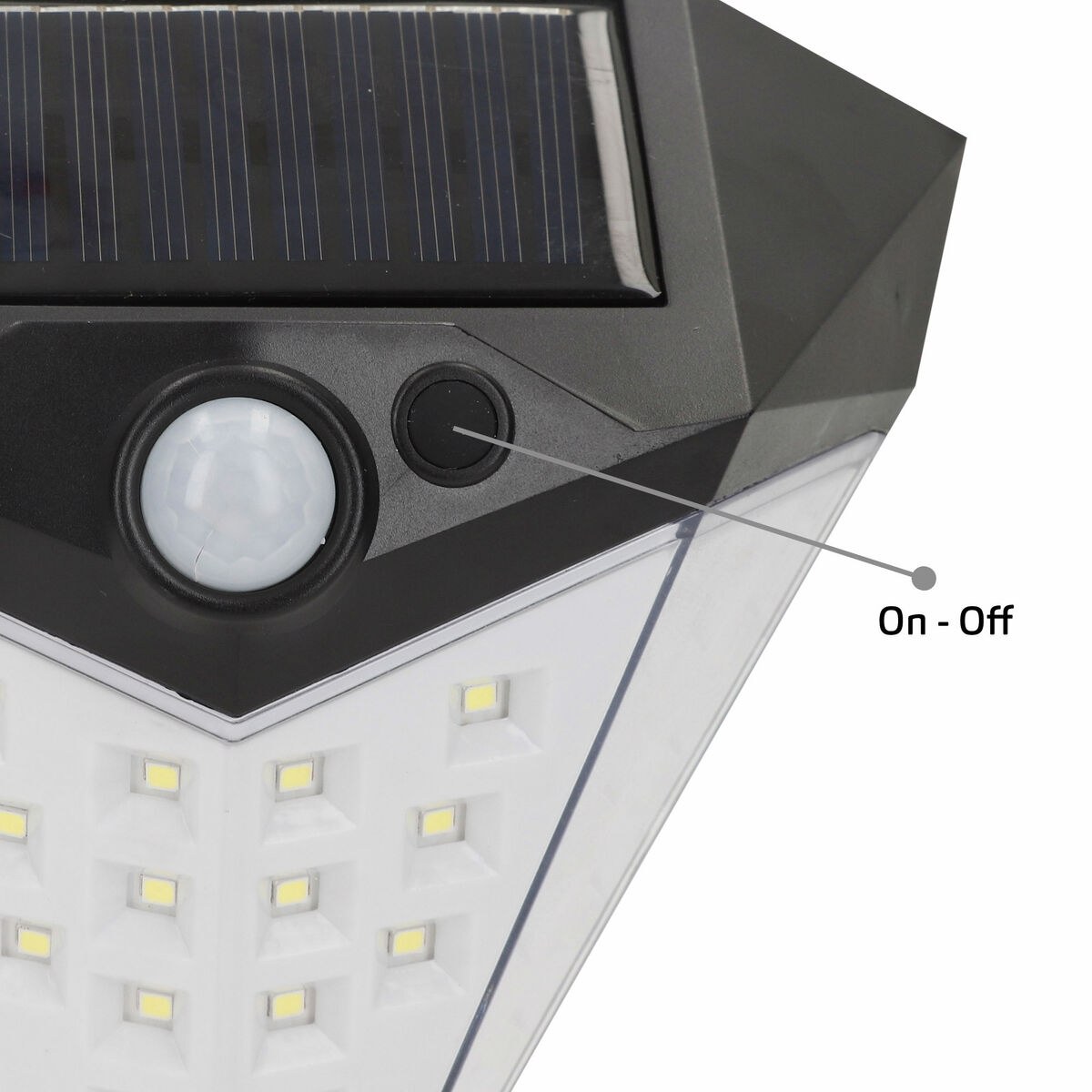 Solar lamp 15 x 15 x 7 cm (6 Units)