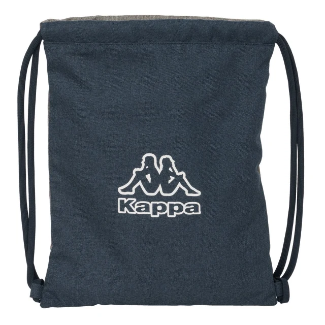 Backpack with Strings Dark navy Grey Navy Blue 35 x 40 x 1 cm
