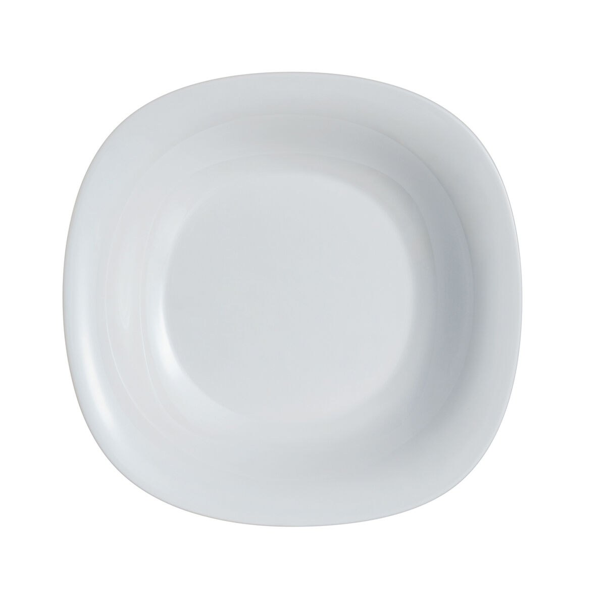 Deep Plate Carine Granit Grey Glass Ø 21 cm (24 Units)