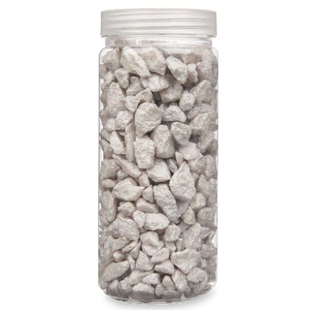 Decorative Stones Grey 10 - 20 mm 700 g 6,2 x 15,3 x 6,2 cm 6,5 x 15,8 x 6,5 cm (12 Units)