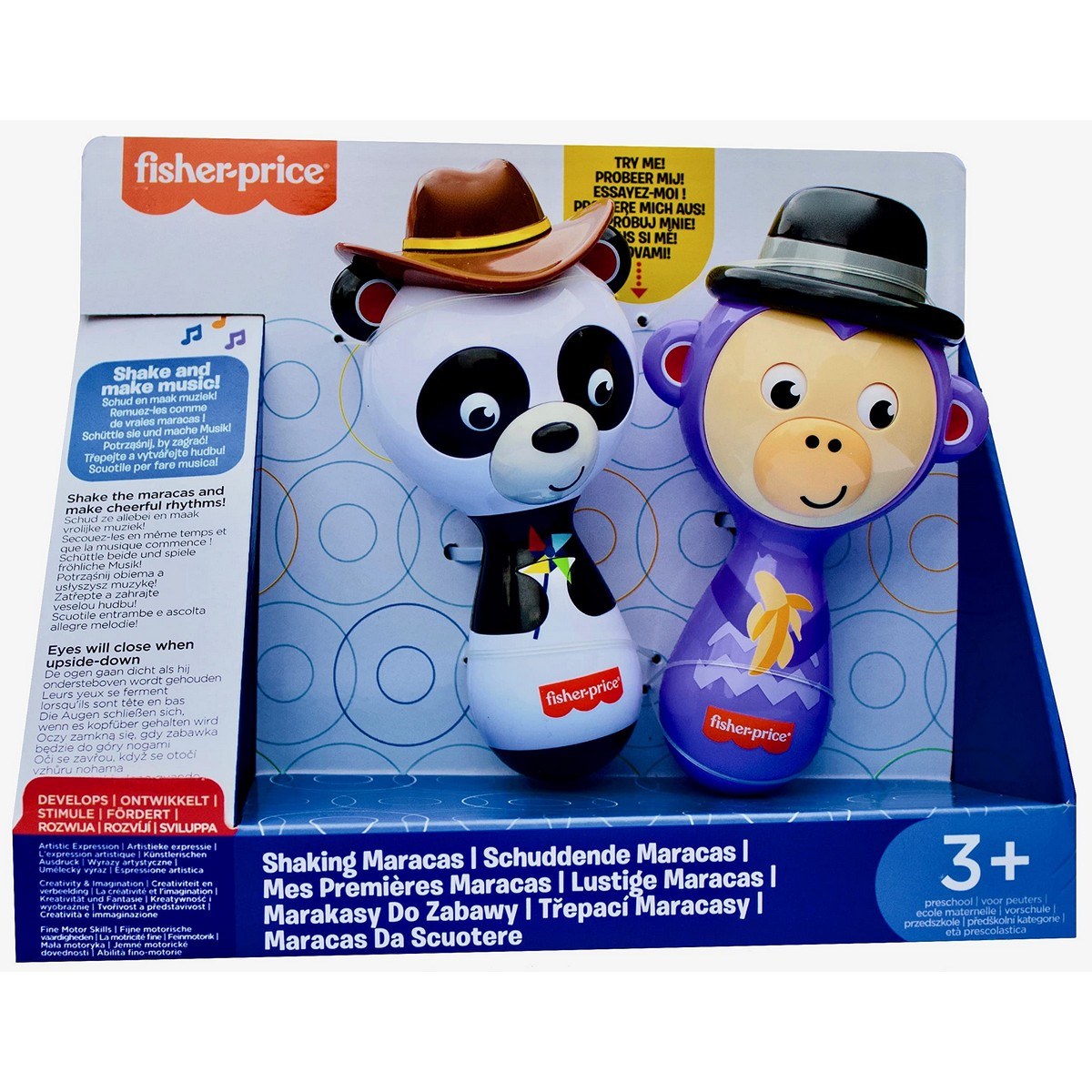Musical Toy Maracas Plastic