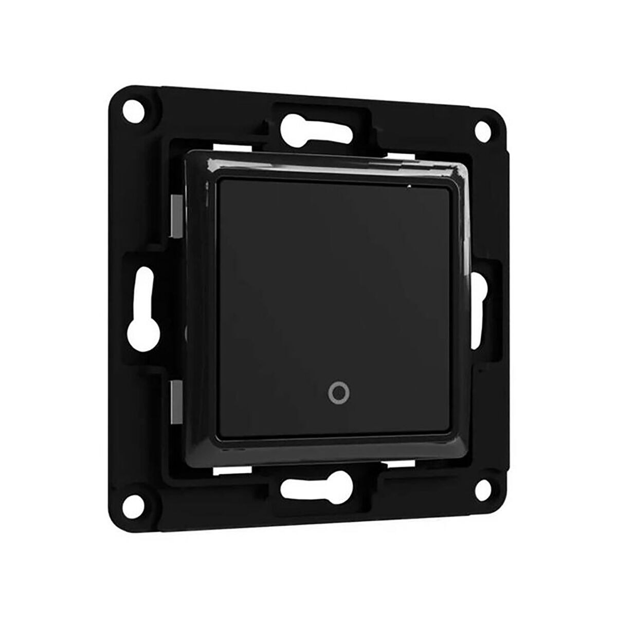 Light interrupter WALL SWITH 1 BLACK Black