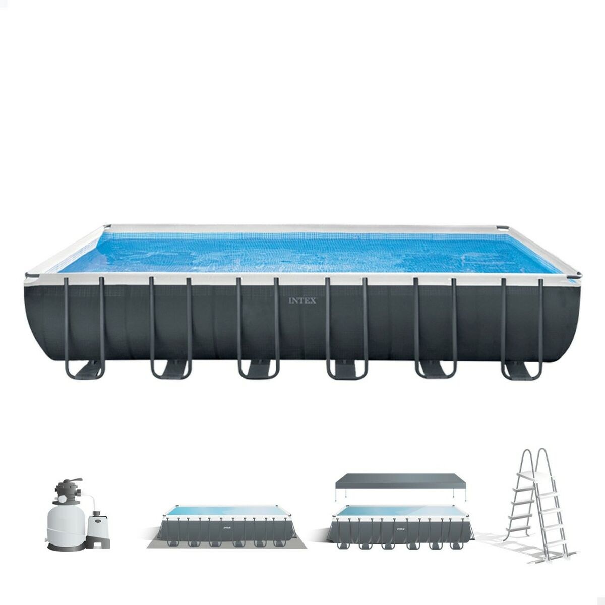 Removable pool 732 x 132 x 366 cm