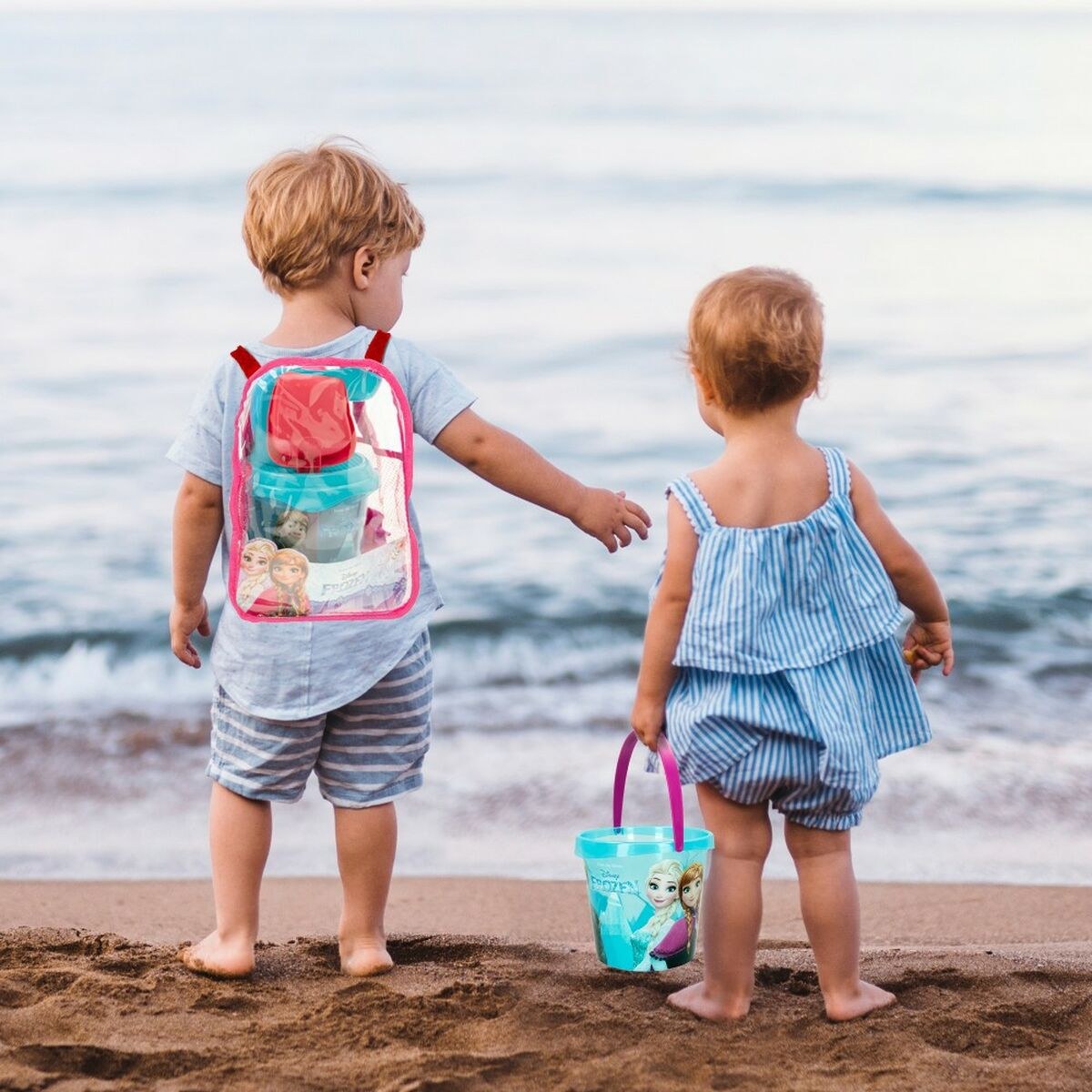 Beach toys set 18 x 16 x 18 cm (12 Units)