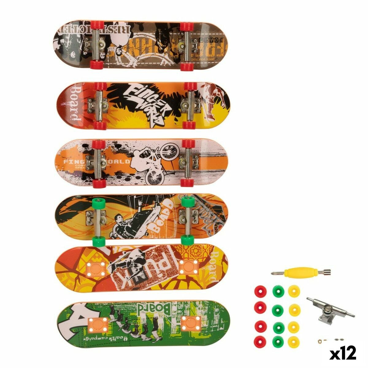 Finger skateboard (12 Units)