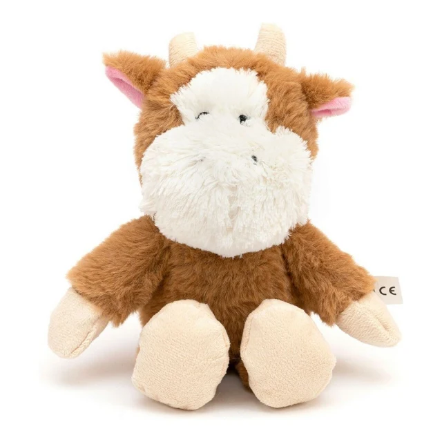 Soft toy for dogs Banjo Brown Polyester polypropylene Cow