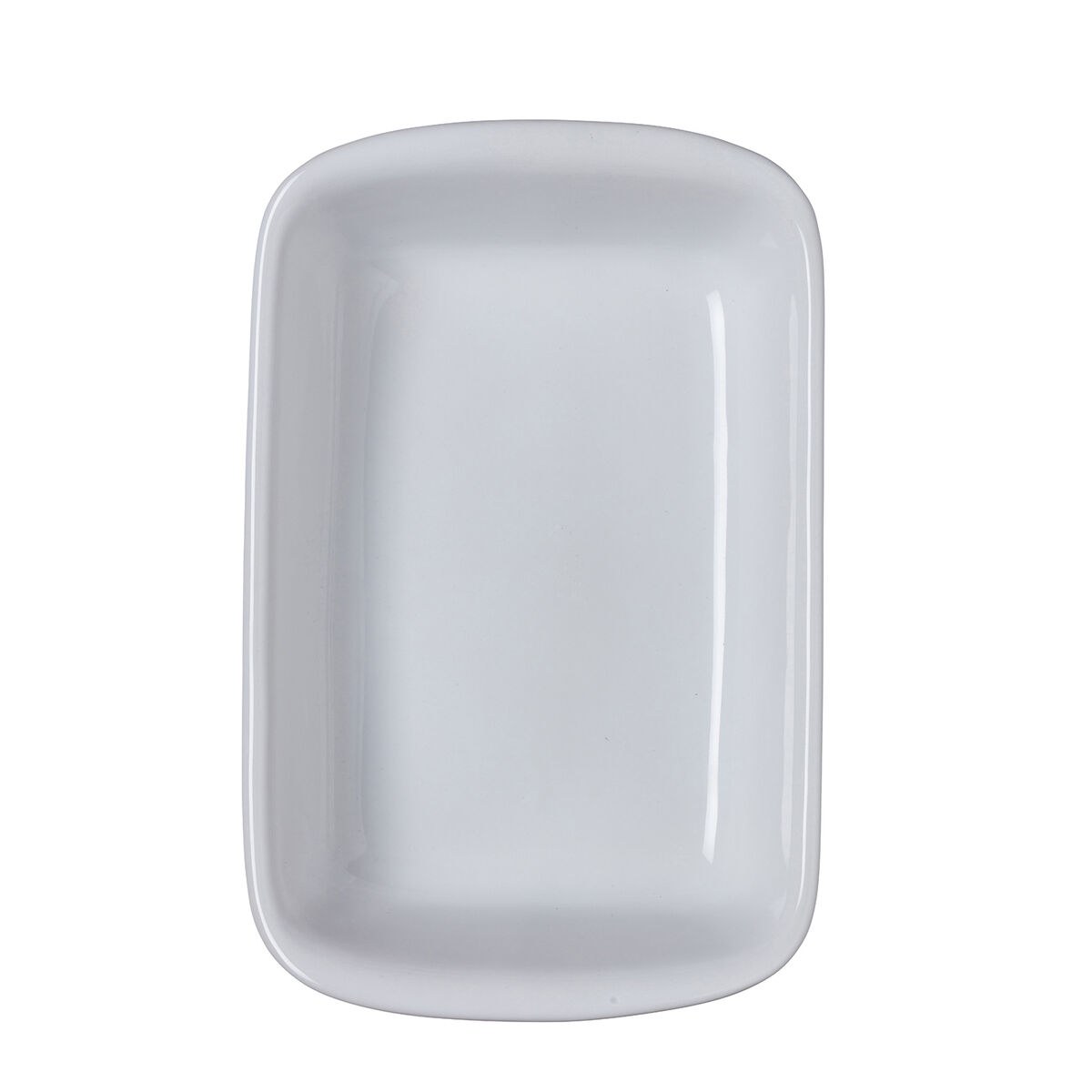 Oven Dish Supreme White Ceramic Tempered glass Rectangular 30,2 x 20 x 7,4 cm (6 Units)