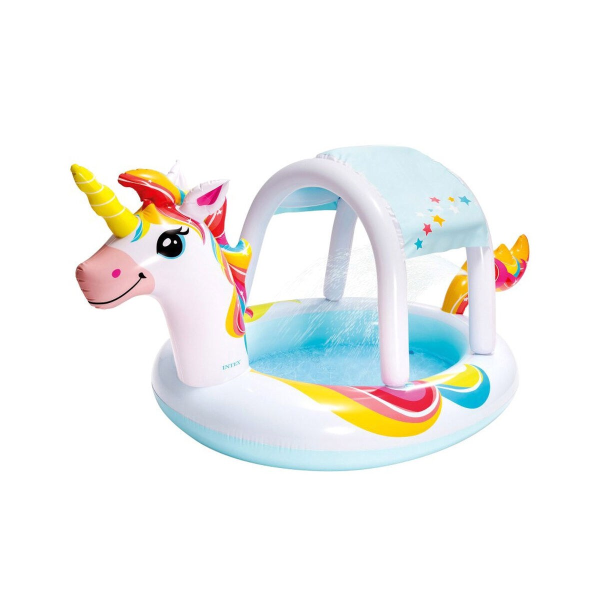 Inflatable Paddling Pool for Children Unicorn 254 x 132 x 109 cm (254 x 132 x 109 cm)