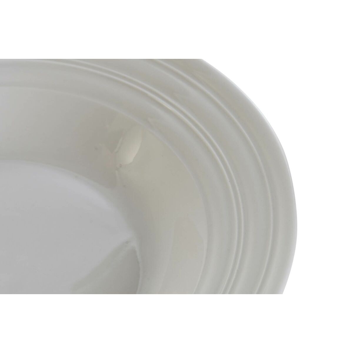 Deep Plate White Porcelain 20 x 20 x 3 cm