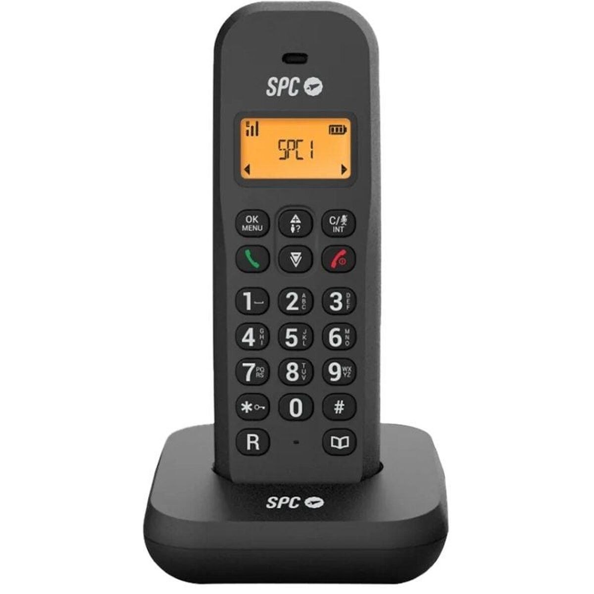 Wireless Phone 7334N Black Multicolour Amber