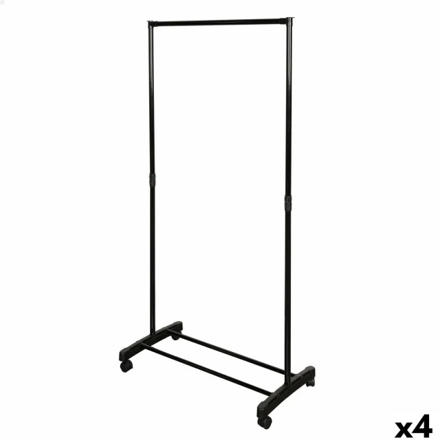 Coat rack Steel Plastic 75 x 157 x 42 cm (4 Units)