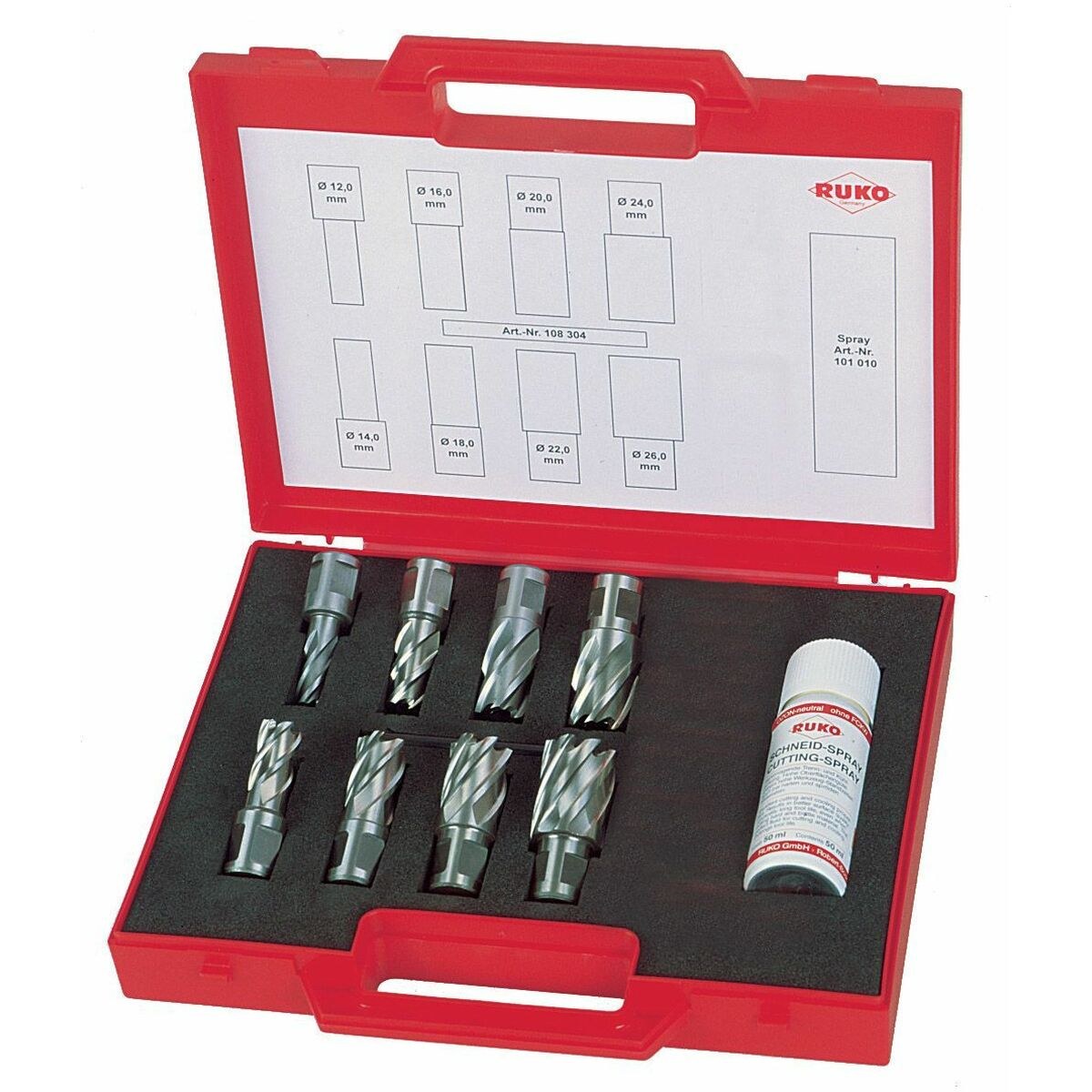 Spool set Briefcase Weldon 8 Pieces