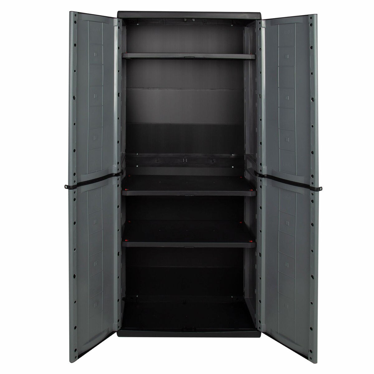 Cupboard Dark grey Plastic 68 x 166 x 39 cm