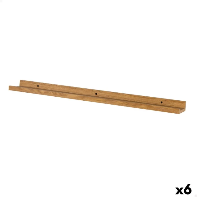 Shelve MDF Wood 80 X 4 X 10 CM (6 Units)