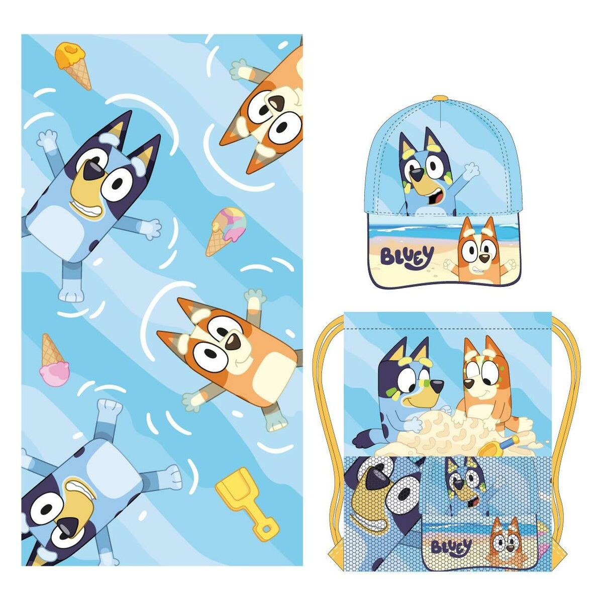 Bath towel Blue 33 x 27 x 7 cm