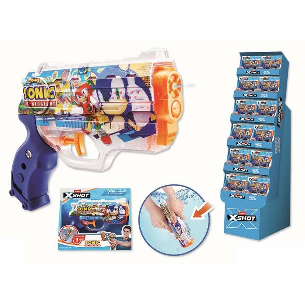 Water Pistol X-Shot Nano Skins Sonic
