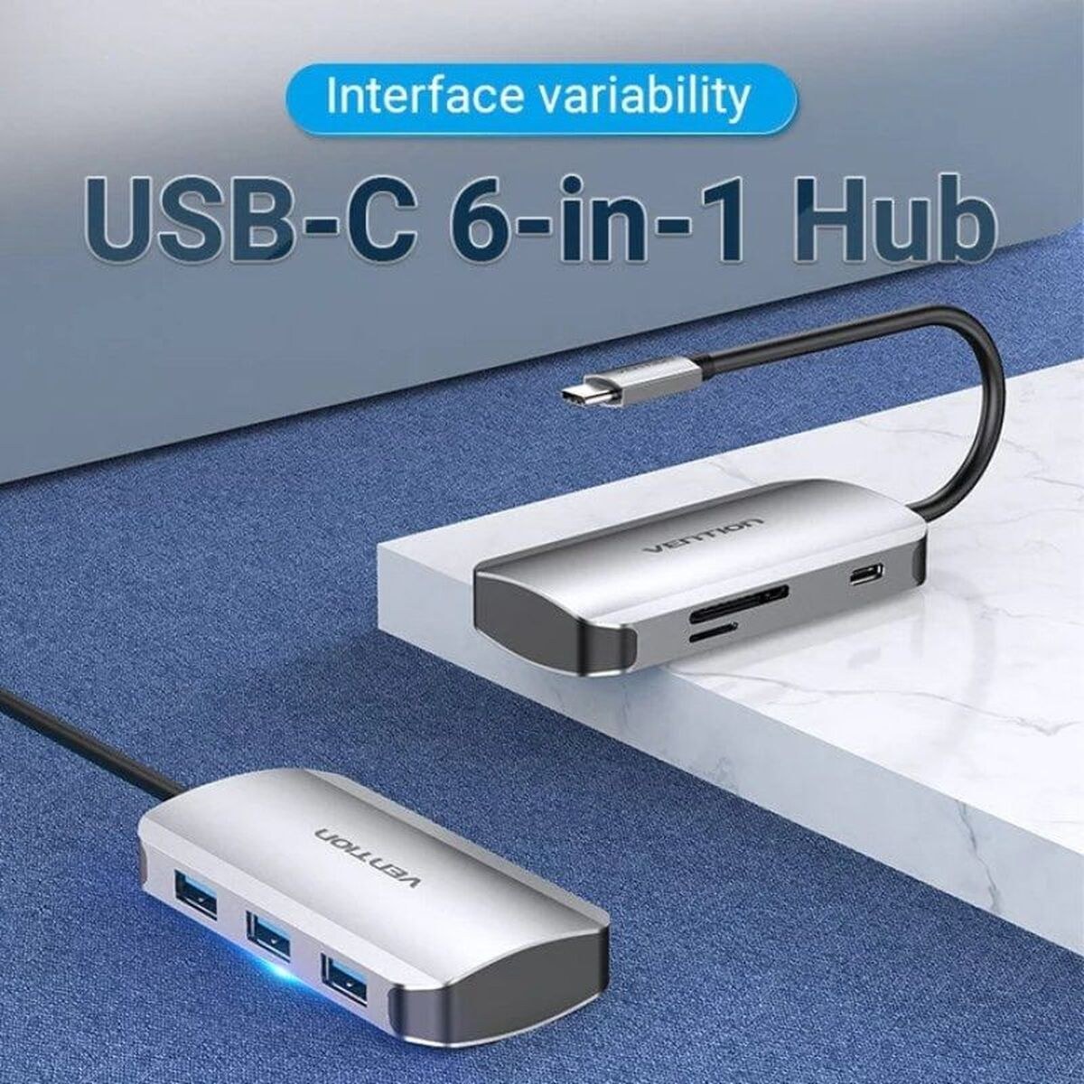 USB Hub TNHHB Grey