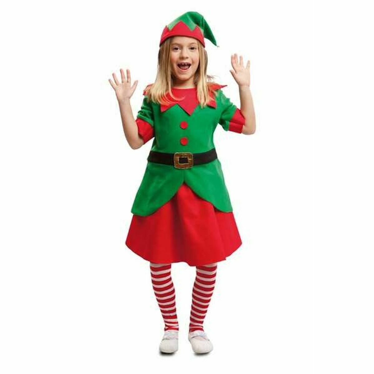 Costume for Children Elf Girl Green