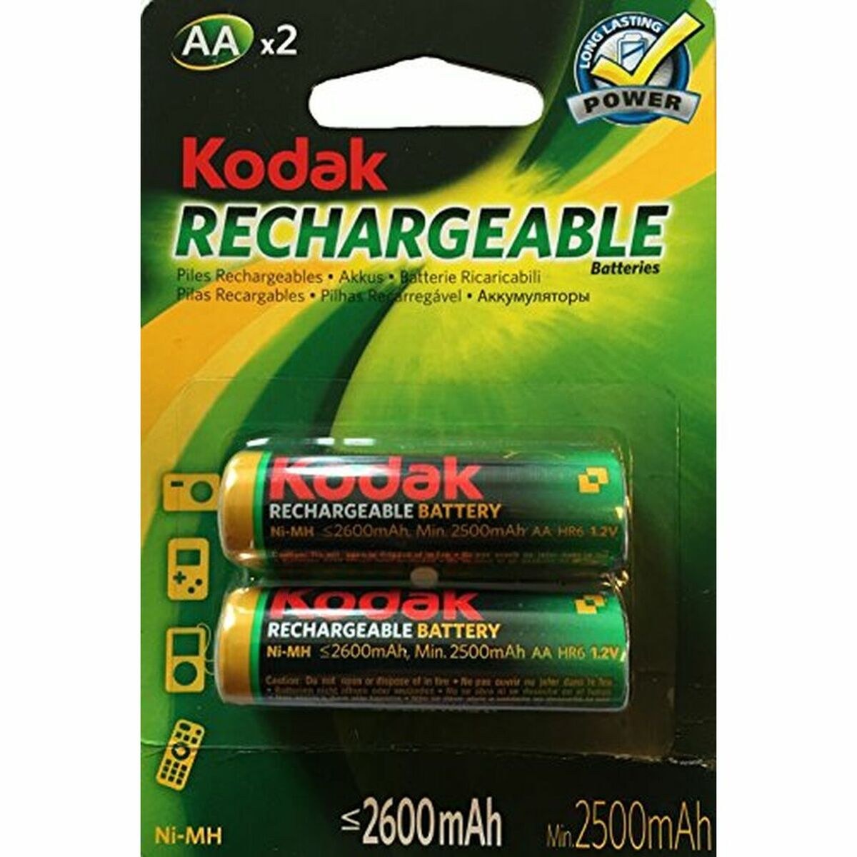 Rechargeable Battery LR6 NI-MH 2600 mAh (2 pcs)