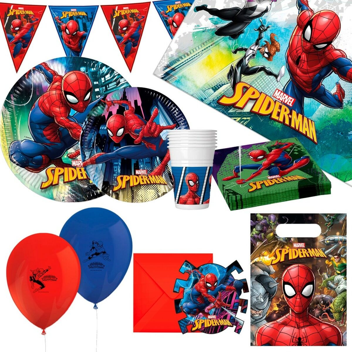 Party supply set 66 Pieces