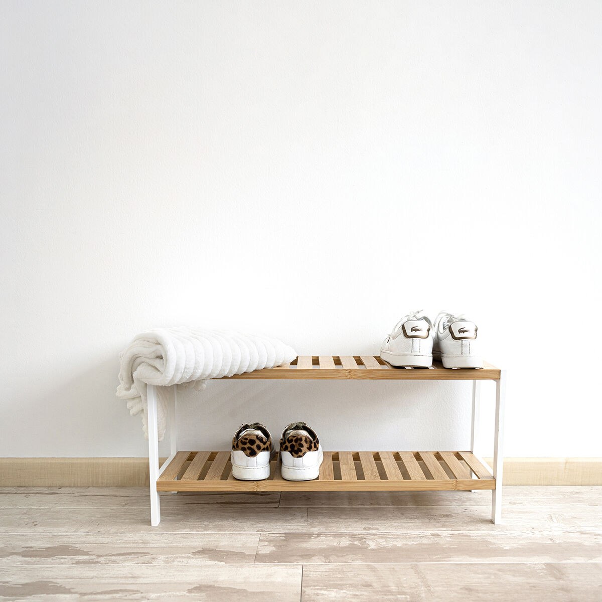 Shoe Rack Moa Natural Bamboo 69 x 24,5 x 31 cm