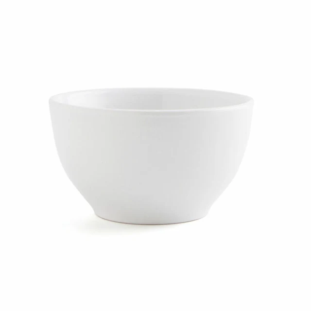 Bowl Snow White Ceramic 510 ml (6 Units)