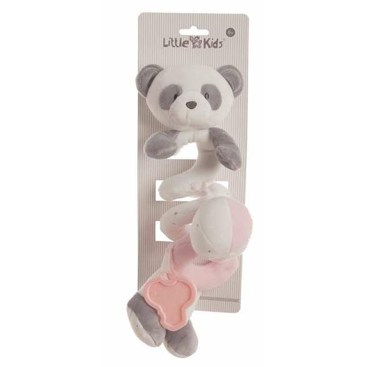 Activity Spiral 25 cm Panda bear Pink