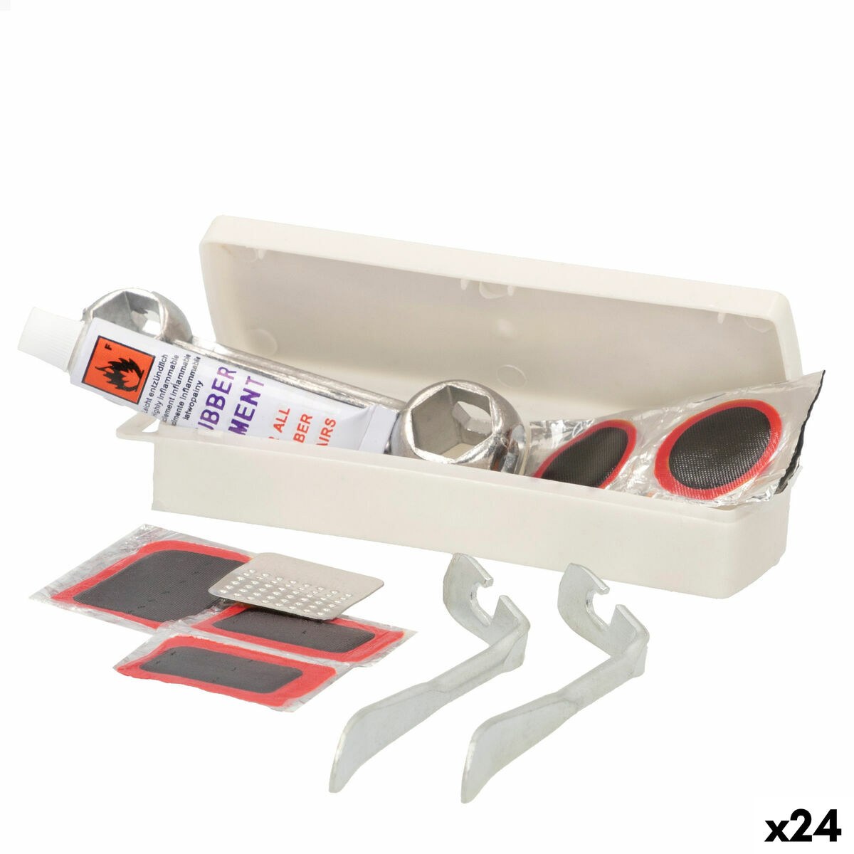 Puncture Repairer 9 x 1,5 x 1,5 cm (24 Units)