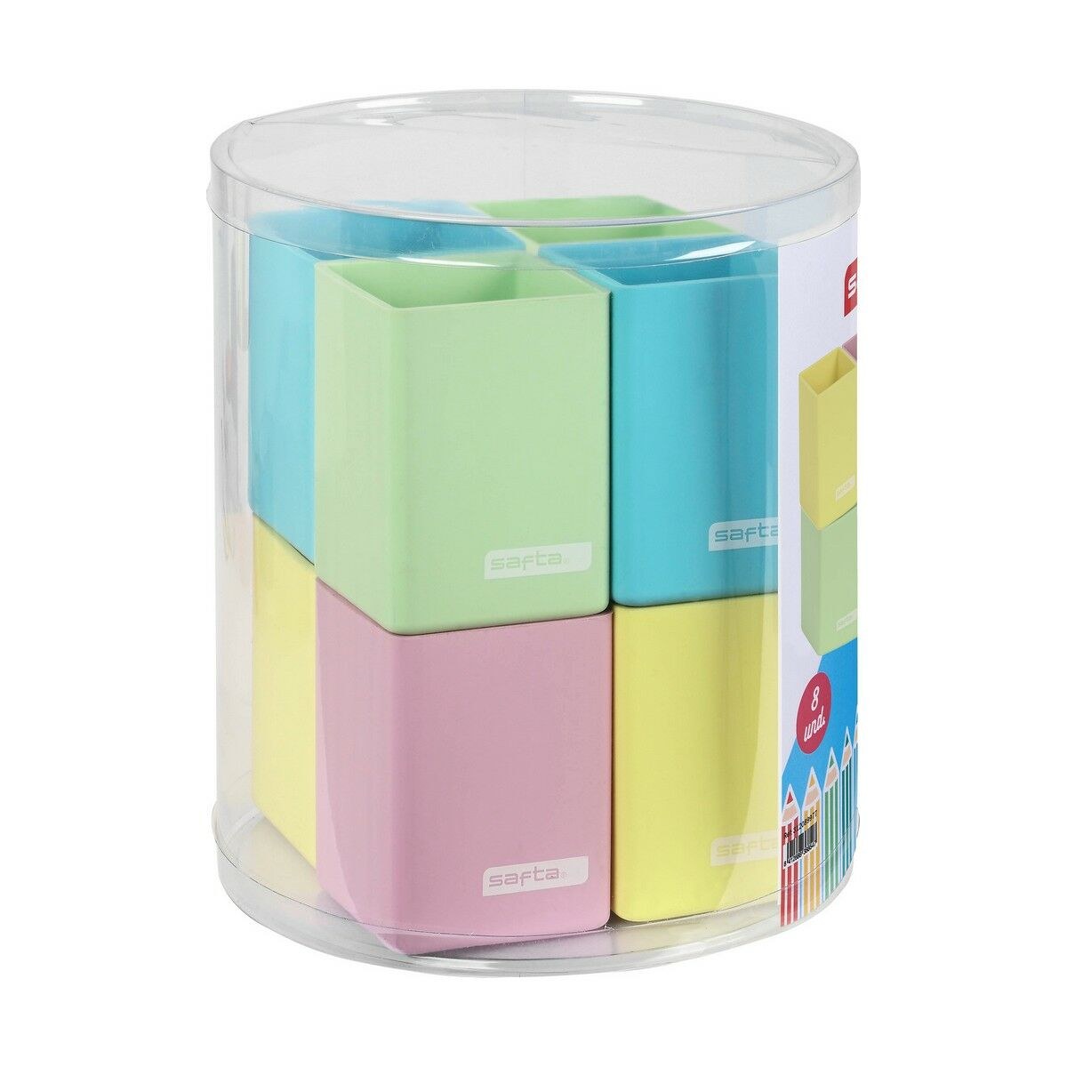 Pencil Case Blue Multicolour Silicone 19,5 x 23 cm