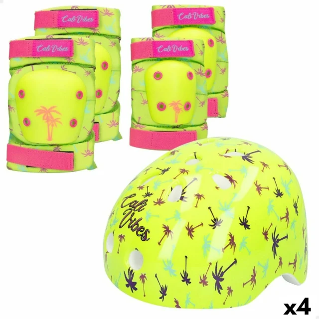Sports Protection Set Neon Cali Vibes Yellow